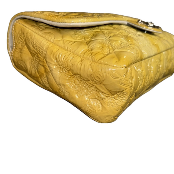 Chanel Patent Chain Yellow Flap Bag - Picture 7 of 10